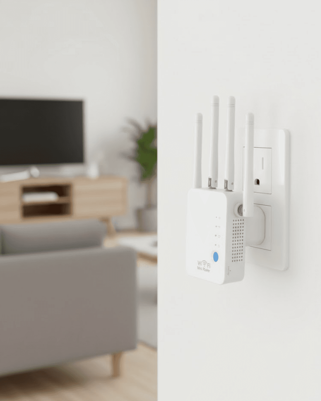 Çift Bant WiFi Güçlendirici 2.4G 5G - 300Mbps Hız, Röle ve AP Modu Destekli