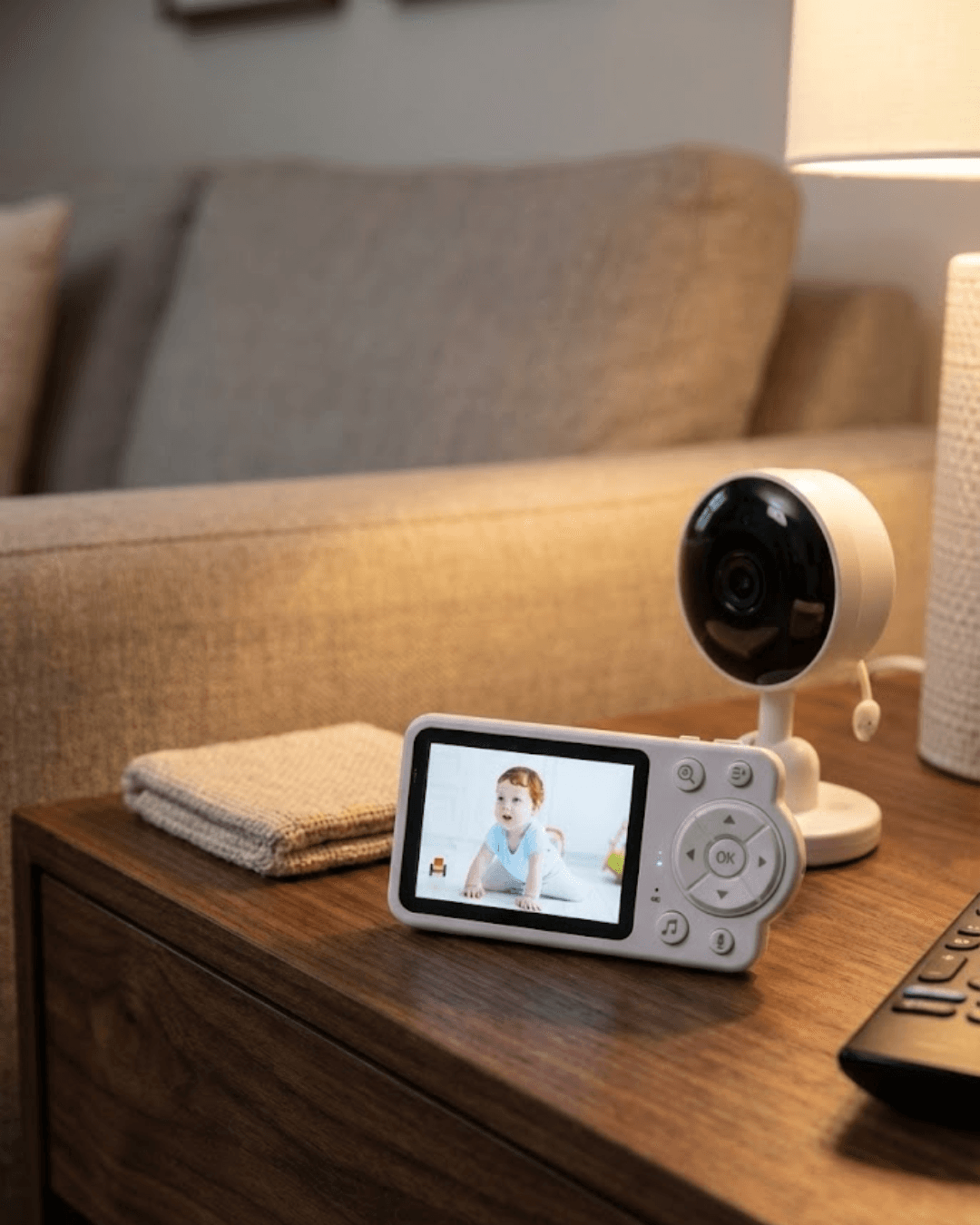 WiFi Gerektirmeyen Dijital Şifrelemeli Bebek Monitörü Gece Görüşlü