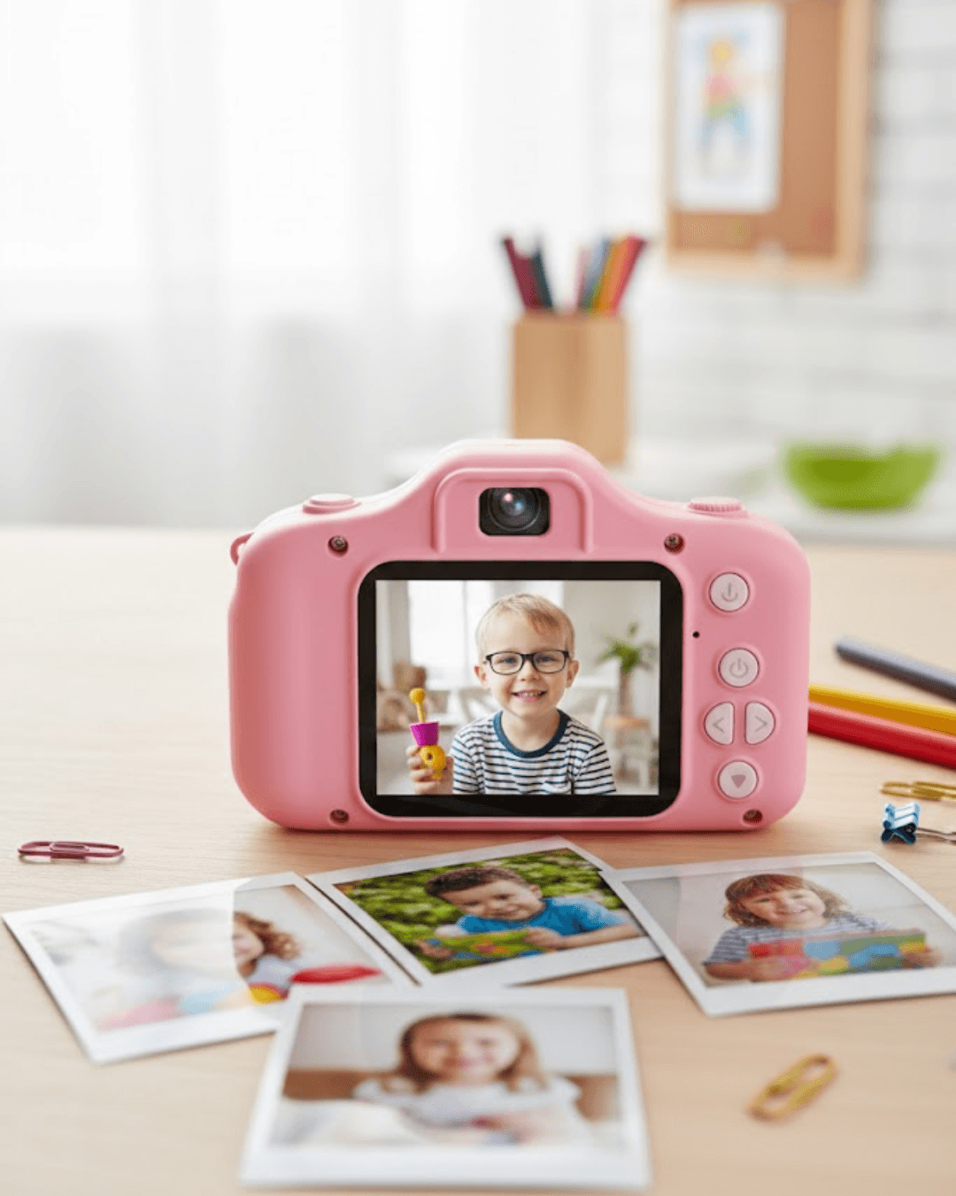 Kompakt Dijital Kamera HD Video ve Fotoğraf Kayıt USB Şarjlı Mini Cihaz