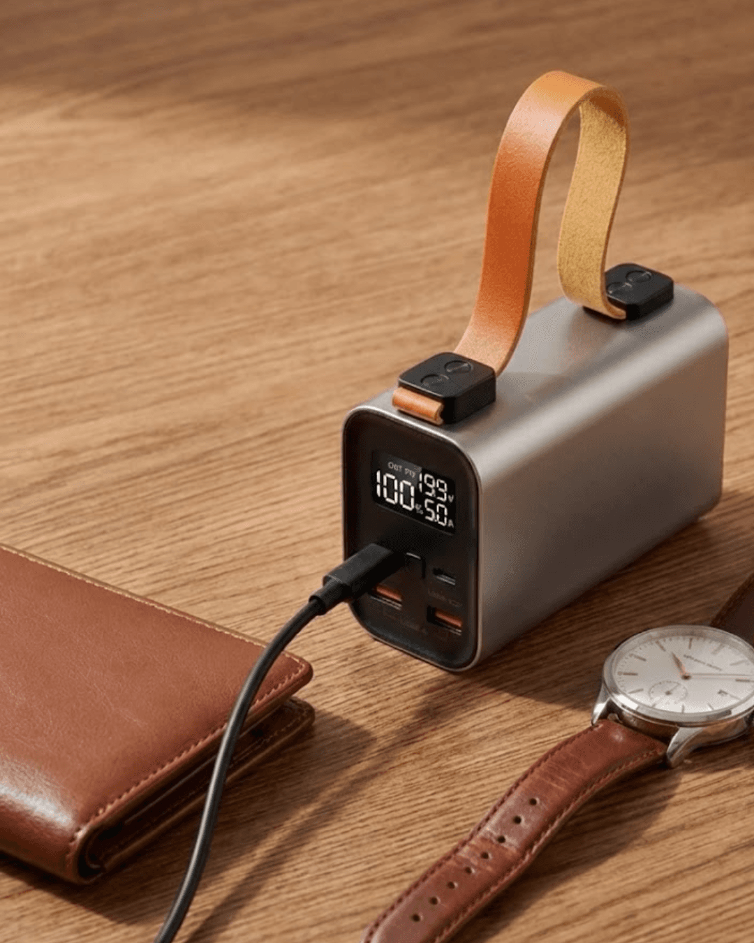 50000 mAh Güçlü Powerbank Dijital Göstergeli Çoklu USB Çıkışlı Taşınabilir Şarj