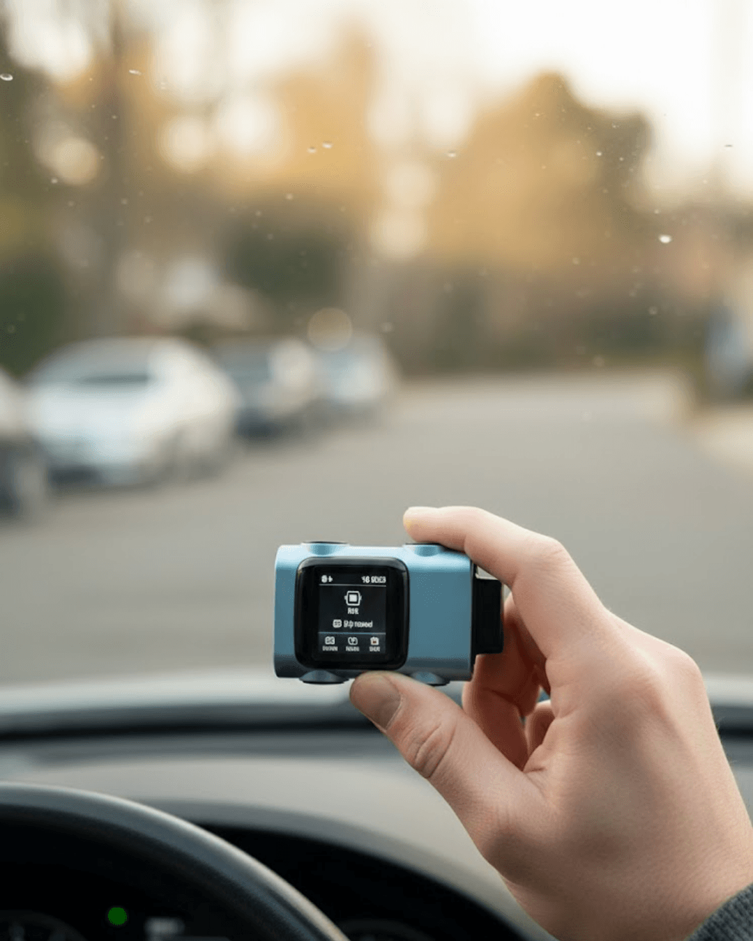 Kompakt Dash Kamera USB Şarj TF Kart Destekli Araç Ön Cam Kamerası