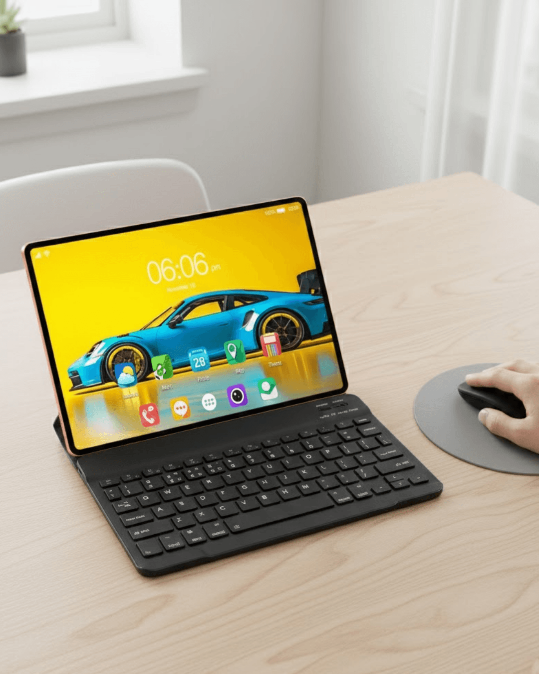 Dokunmatik Android Tablet Klavyeli Kalemli Kılıflı Set Tam Donanımlı