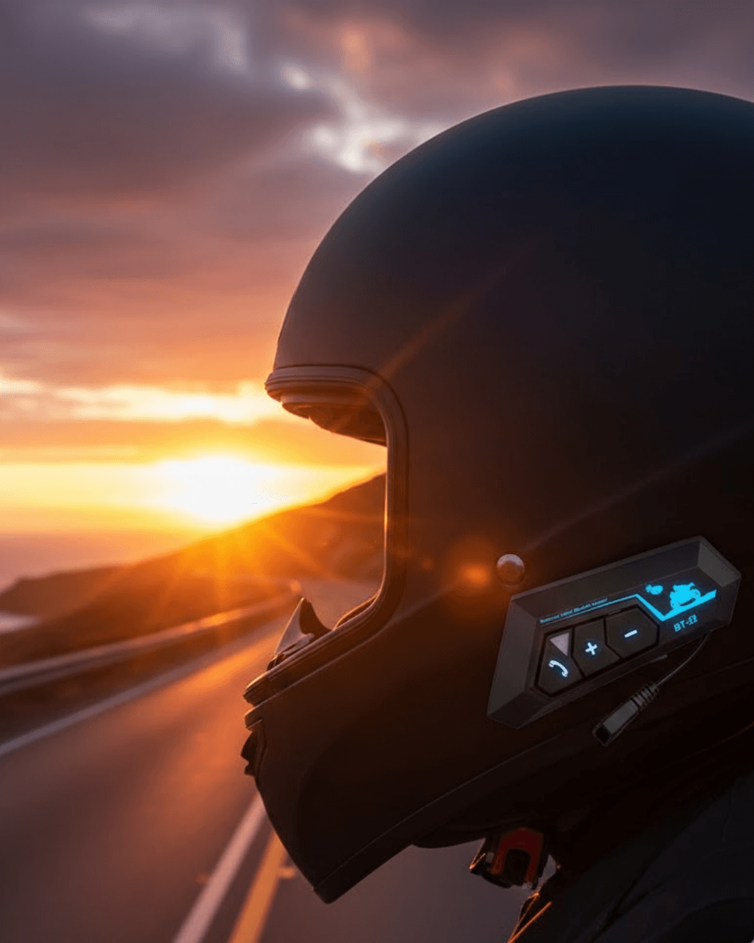 15-20 Saat Müzik Süreli Motosiklet Kask İçi Bluetooth Kulaklık - Hands Free