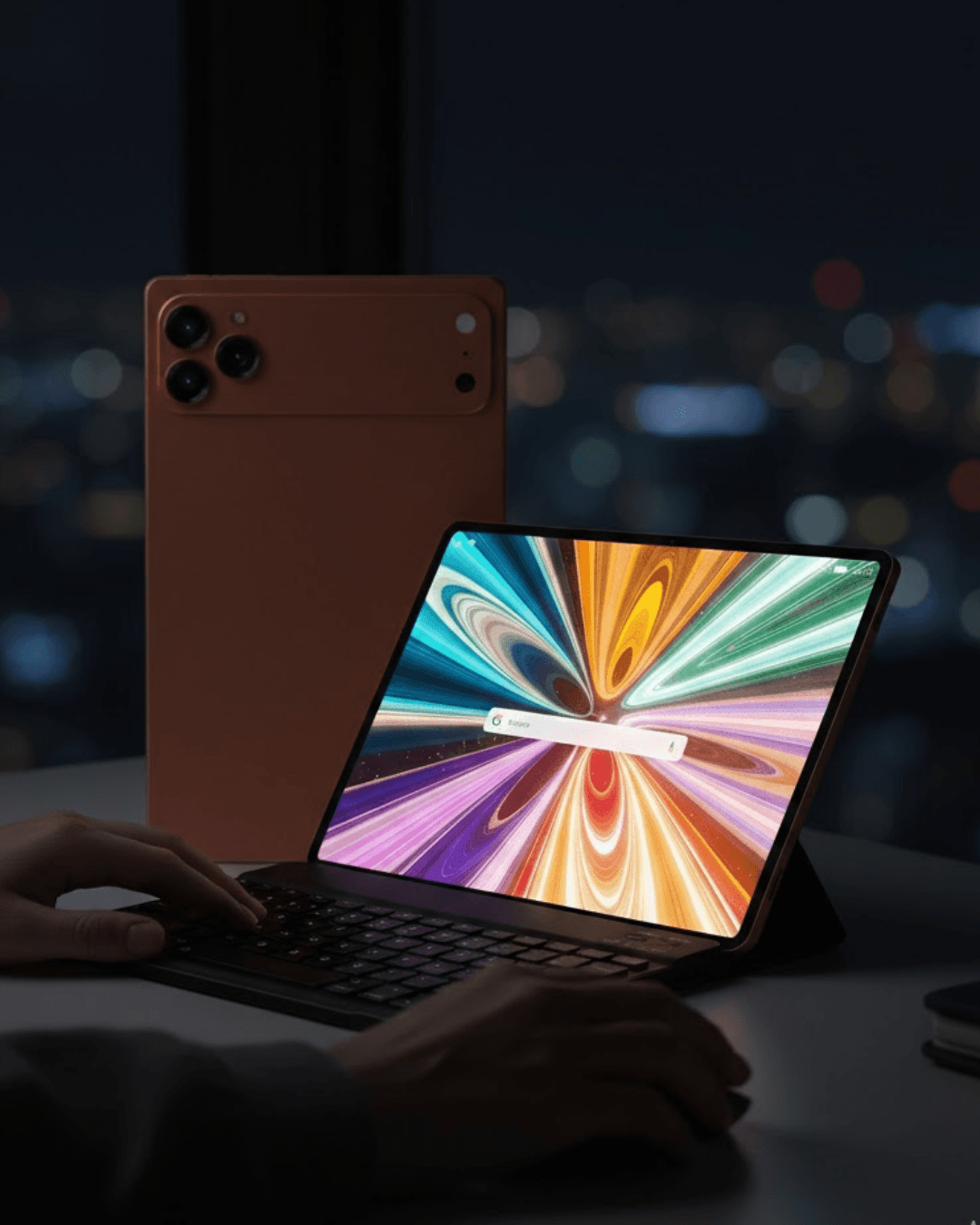 Tablet PC Seti Klavyeli Android Dokunmatik Ekran Online Eğitim Ofis Kullanımı