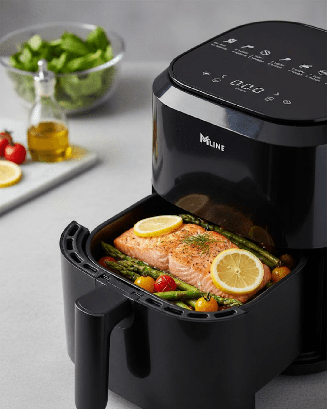 DA-AF4LE01 Airfryer 4 Litre 1360W Sıcak Hava Fritözü Yağsız Pişirme