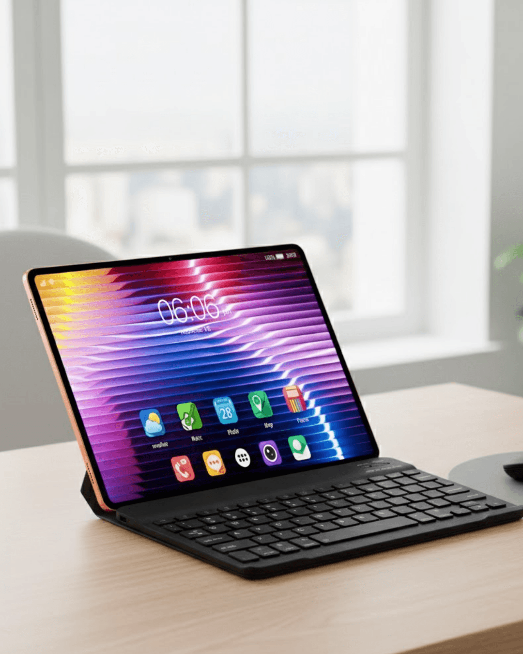 SP17 PRO MAX Tablet Android Klavyeli Set Klavye Kılıf Stylus Kalem Ekran Koruyucu Hediyeli