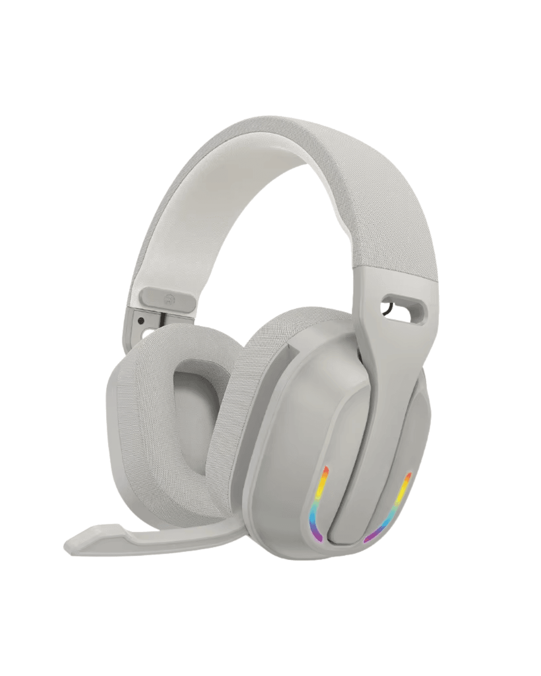 PGB500 Beyaz Bluetooth 5.4 Oyuncu Kulaklığı Açık Kulak Tasarım IPX5 Suya Dayanıklı 3