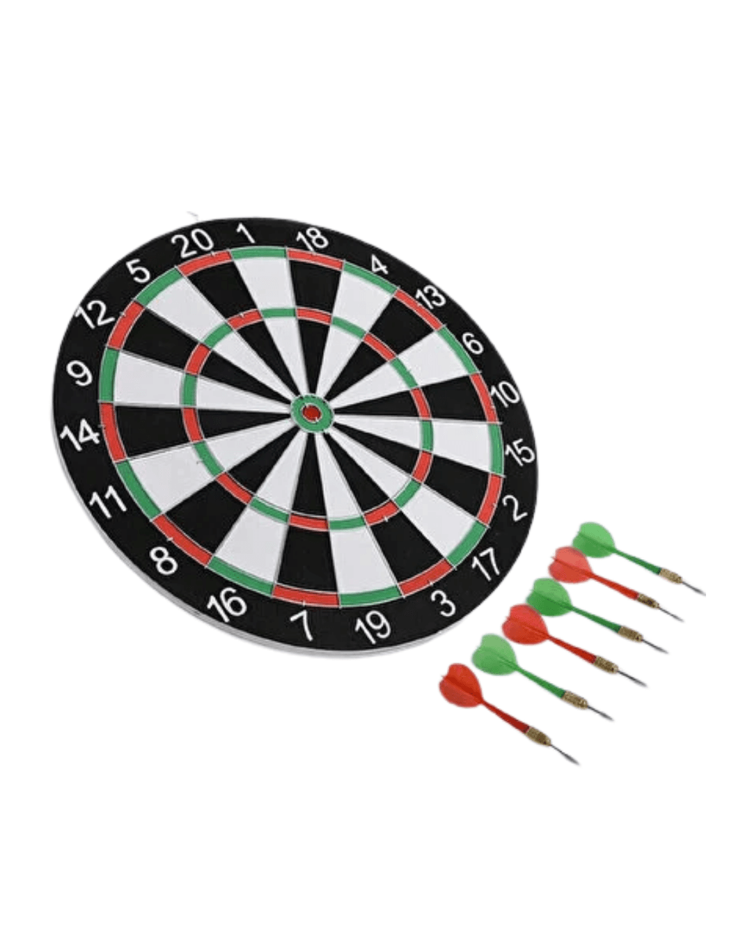 12 İnç Dart Tahtası Seti - Ahşap Gövde, Metal İğne Uçlu Dart Okları 3