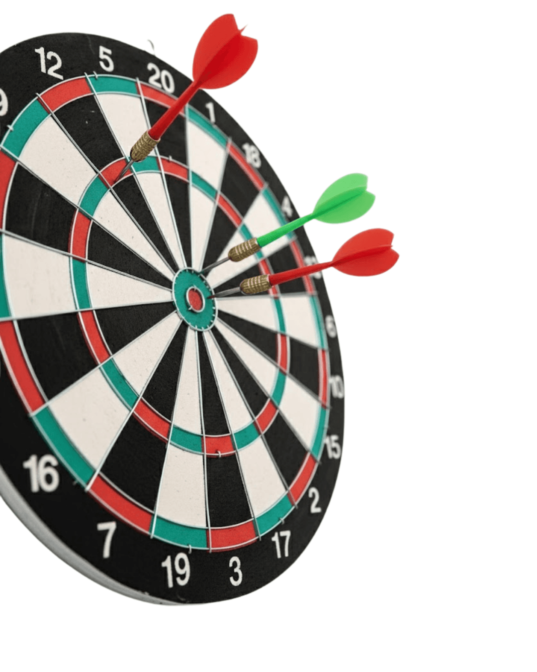 Şık Tasarımlı 15 İnç Dart Tahtası Metal Uçlu 4 Ok Seti 3