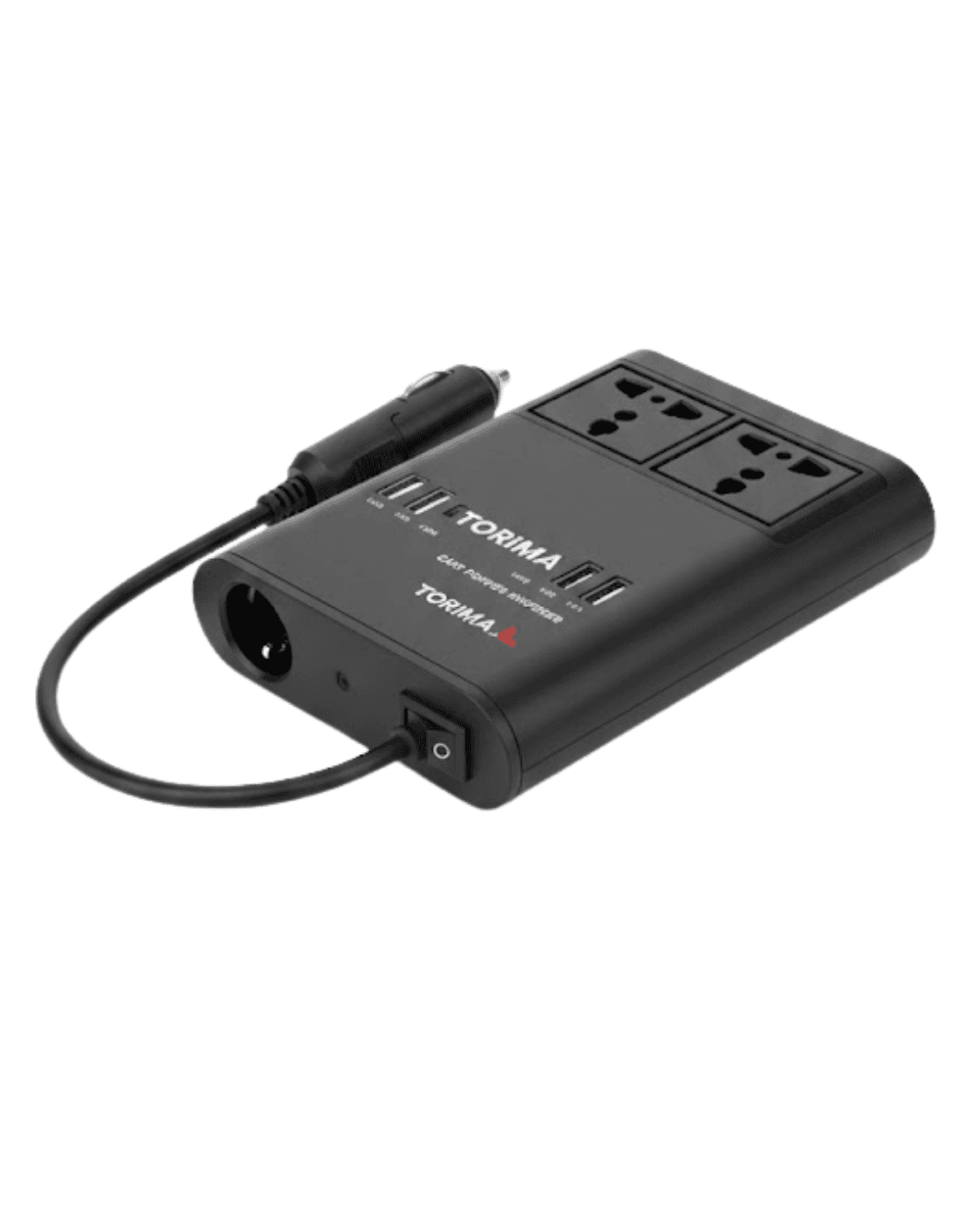 G25 Araç Çakmak Girişli Güç İnvertörü 12V 24V 220V Priz USB Şarj 3