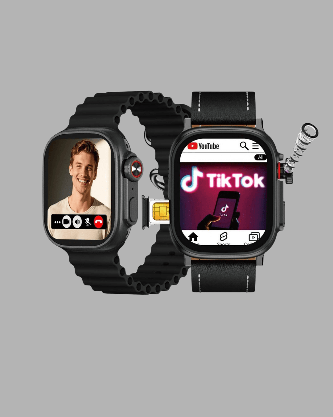 FG5 GPS SIM Kartlı Akıllı Saat - Siyah Kasa, Arama ve Nabız Ölçer 5