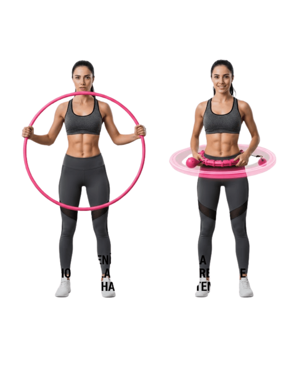 YP26 Spor Aleti Akıllı Hula Hoop Çemberi 24 Parça Ayarlanabilir Düşmeyen Tasarım 4