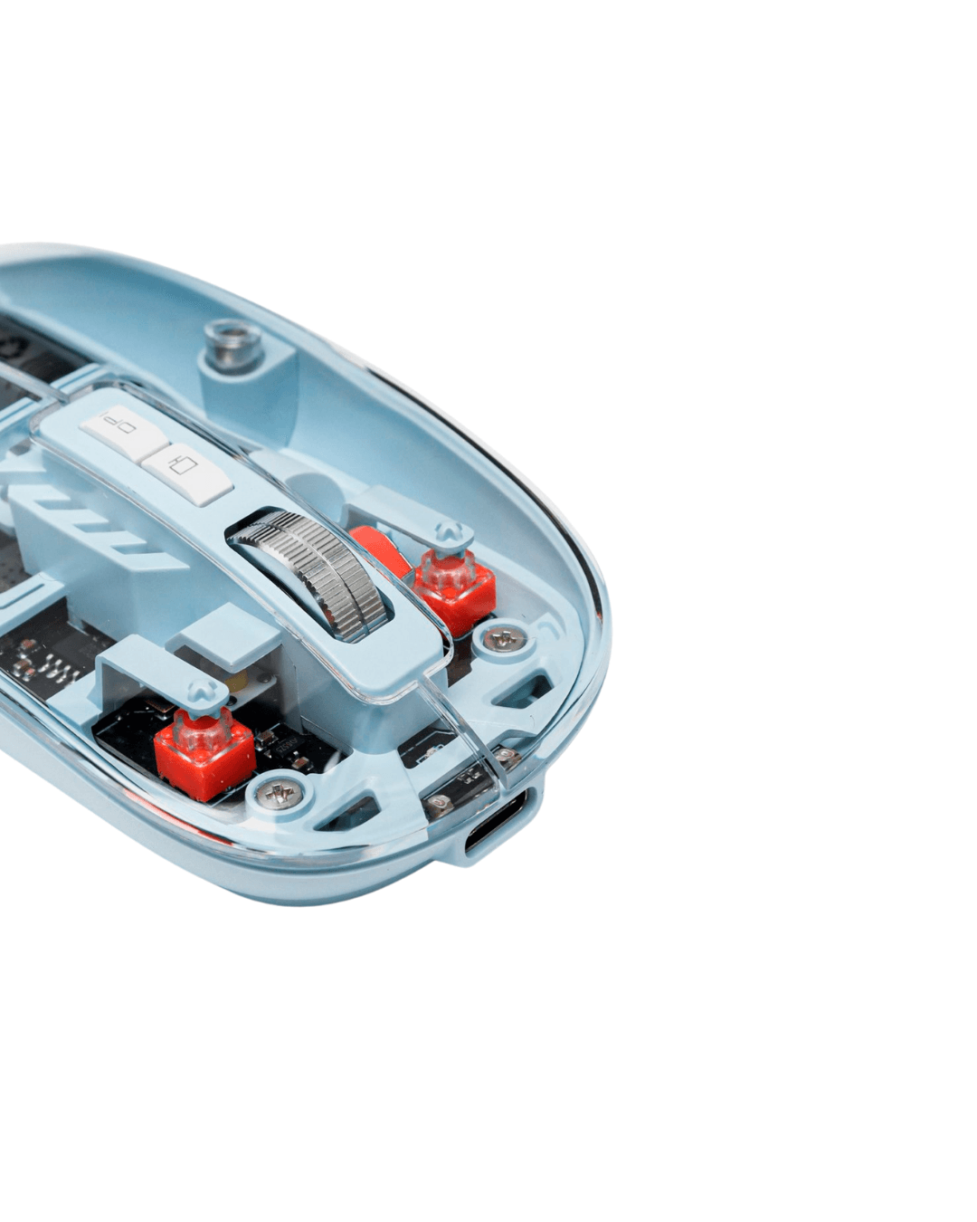 M223 Mavi Kablosuz Mouse Bluetooth 5.2 2.4G USB Optik 800-1600 DPI 4
