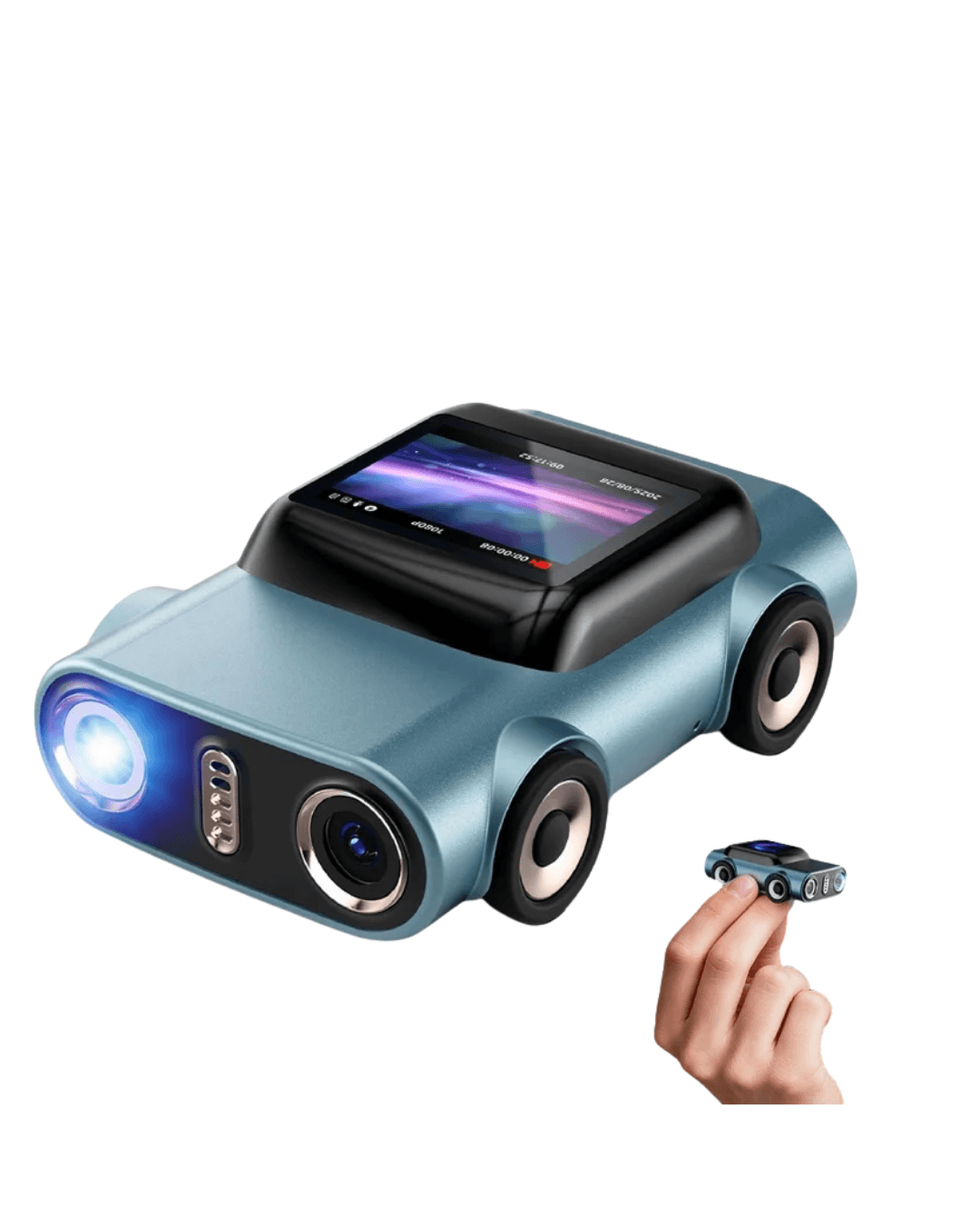 Kompakt Dash Kamera USB Şarj TF Kart Destekli Araç Ön Cam Kamerası 4