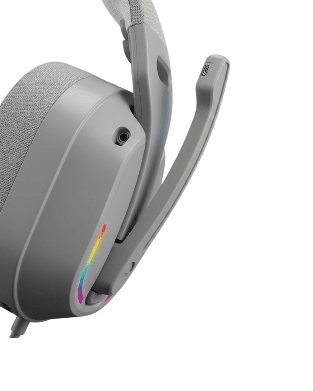 PGB500 Beyaz Bluetooth 5.4 Oyuncu Kulaklığı Açık Kulak Tasarım IPX5 Suya Dayanıklı 5