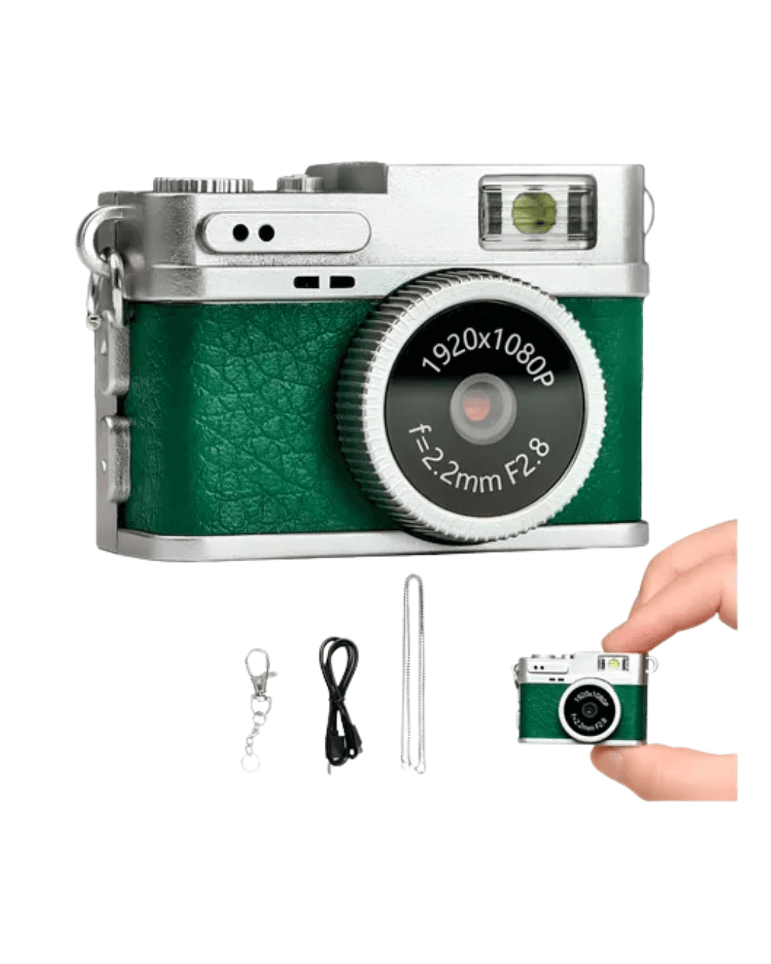 MN01 Mini Kamera 1080P HD Video Fotoğraf Çekimi IPS Ekran USB Şarj Taşınabilir 5