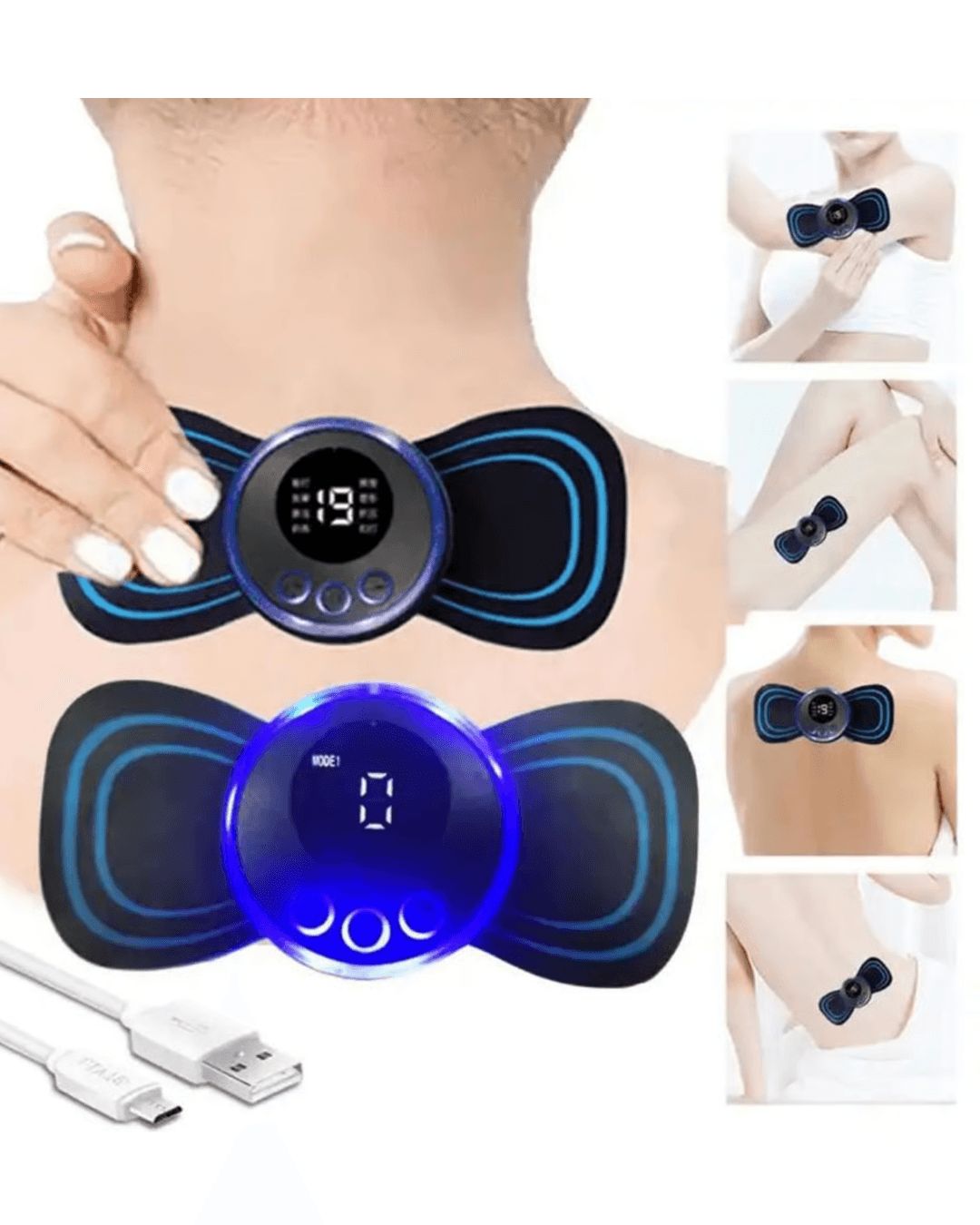 TEKLİ SIXPAD EMS Kas Çalıştırıcı Masaj Cihazı Şarj Edilebilir 5