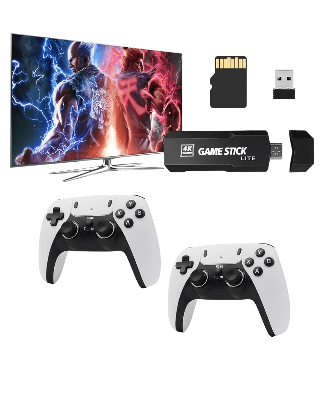 20600 Oyunlu 4K Retro Oyun Konsolu Kablosuz Joystick 64 GB 5
