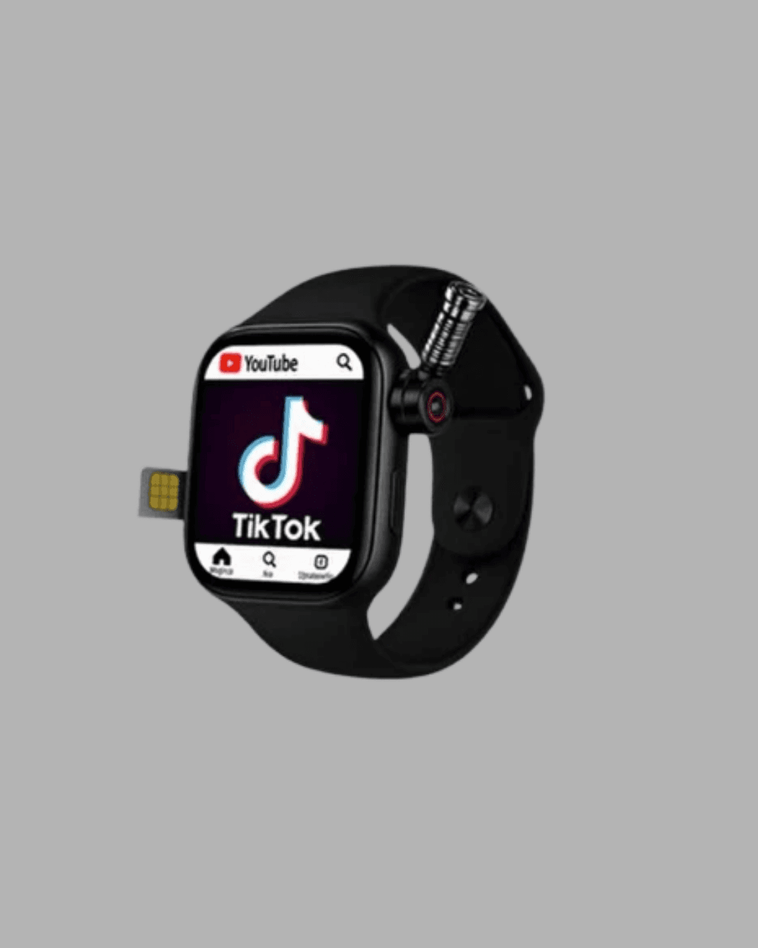FG5 GPS SIM Kartlı Akıllı Saat - Siyah Kasa, Arama ve Nabız Ölçer 3
