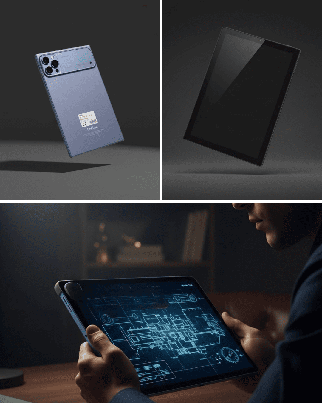 İ17 Pro Max Plus 10.1 İnç Android Tablet 8GB RAM 256GB Depolama 4G LTE Çift SIM