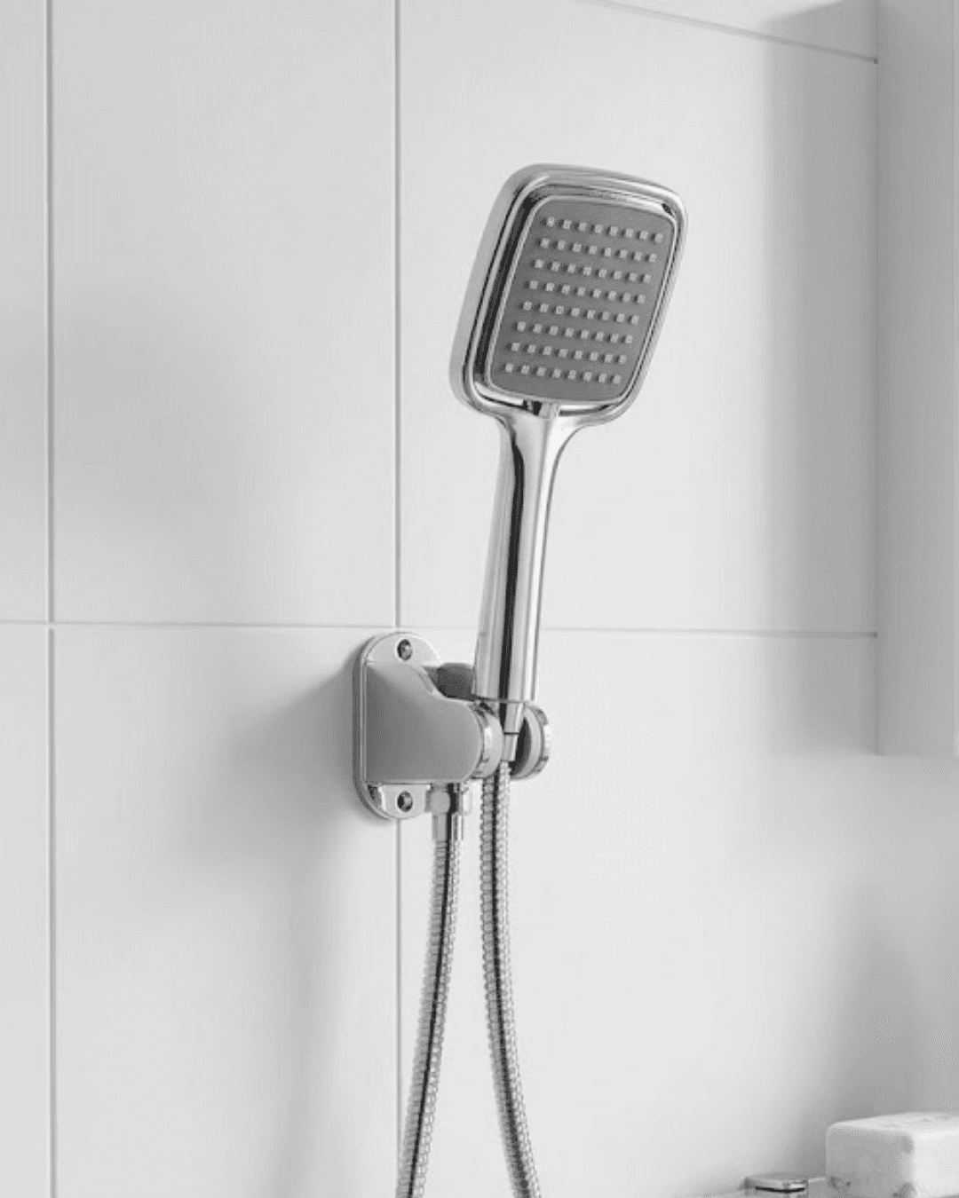 Siyah Duş Seti El Duşu Başlığı Spiral Hortum Duvar Askısı Banyo Duş Seti