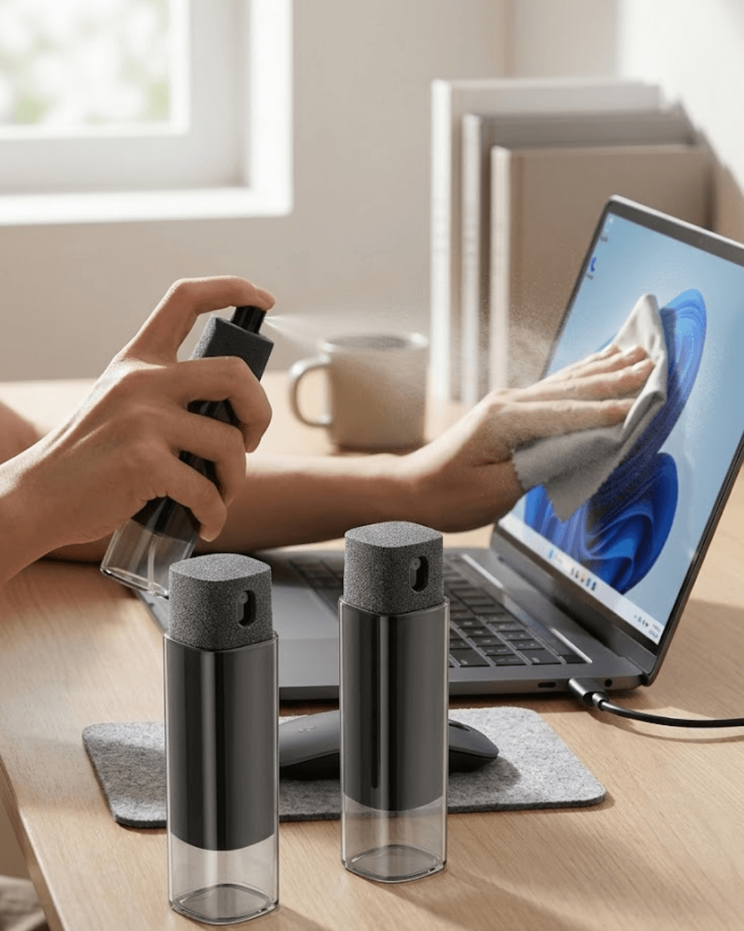 Ekran Temizleyici Sprey Şişesi - Telefon, Tablet, Laptop İçin Boş Sprey Şişe
