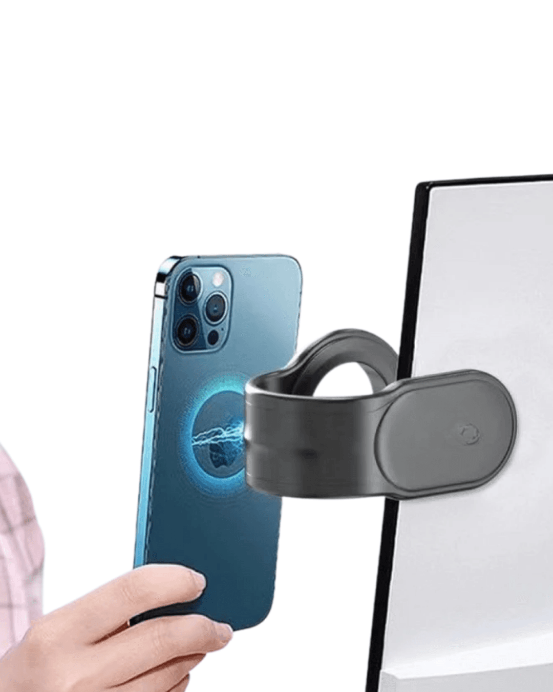 ZJ12 Manyetik Araç Telefon Tutucu 360 Derece Döner Alüminyum Alaşım 6
