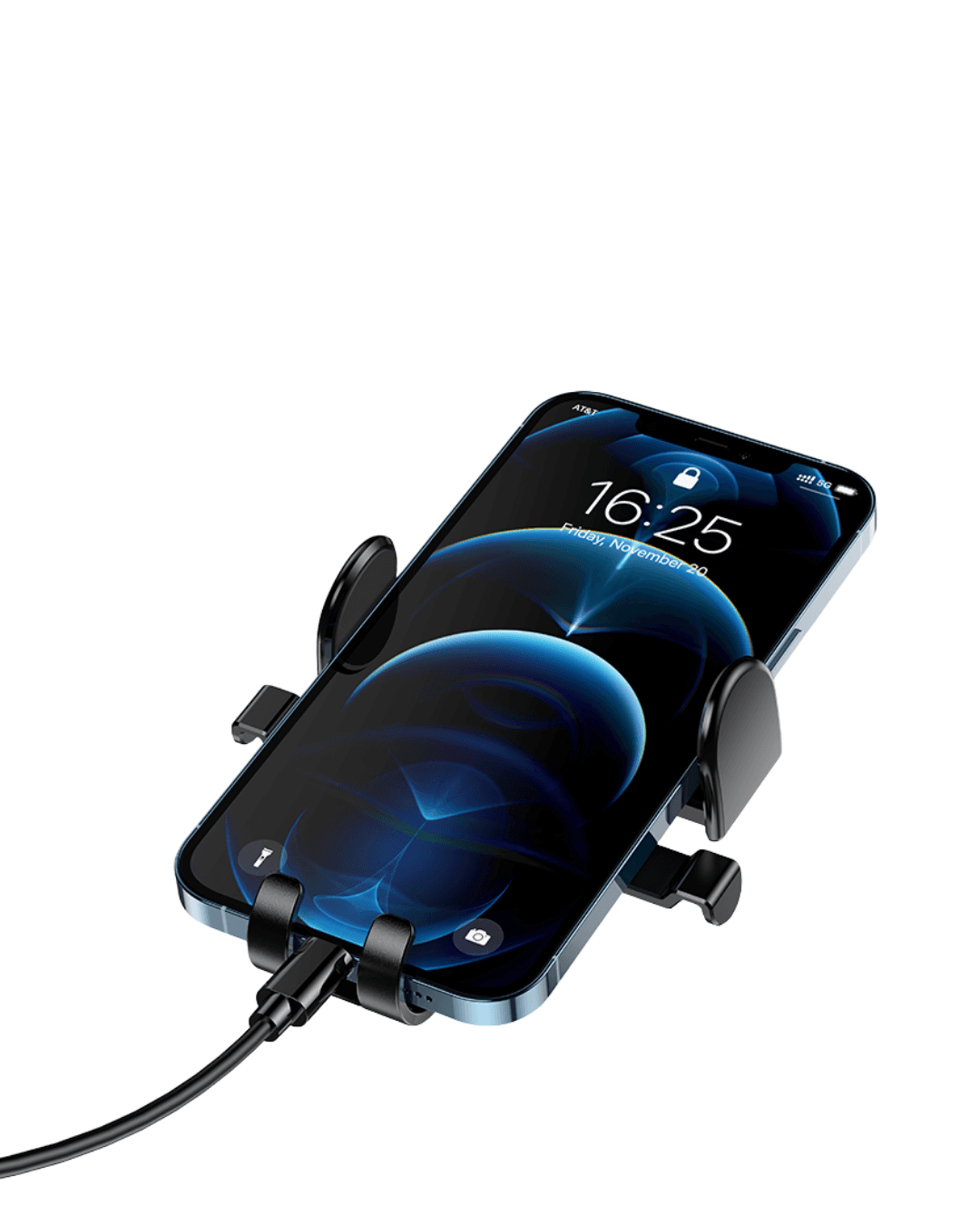 Araç Havalandırma Telefon Tutucu Tek Elle Kullanım Telefon Standı Otomatik Kilitli 6