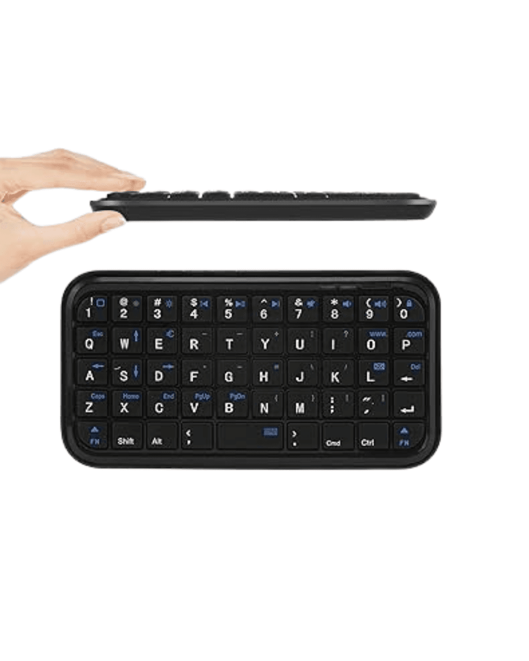 Mini Bluetooth Klavye Kablosuz Taşınabilir Cep Boyutu Klavye Telefon Tablet İçin 6