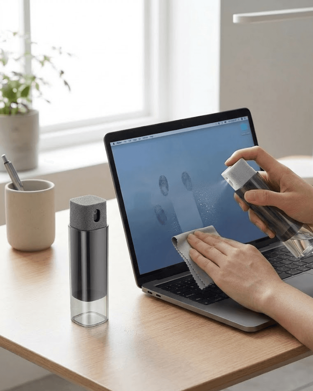Kompakt Ekran Temizleme Sprey Şişesi | Telefon, Tablet, Bilgisayar Temizlik Şişesi