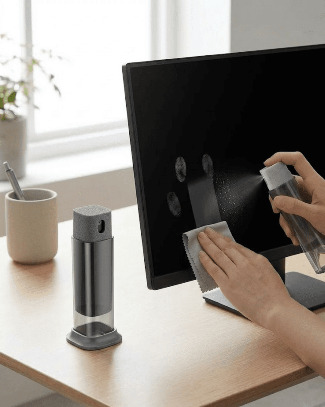 Çok Amaçlı Ekran Temizleme Sprey Şişesi - Telefon, Tablet, Bilgisayar İçin Boş Şişe