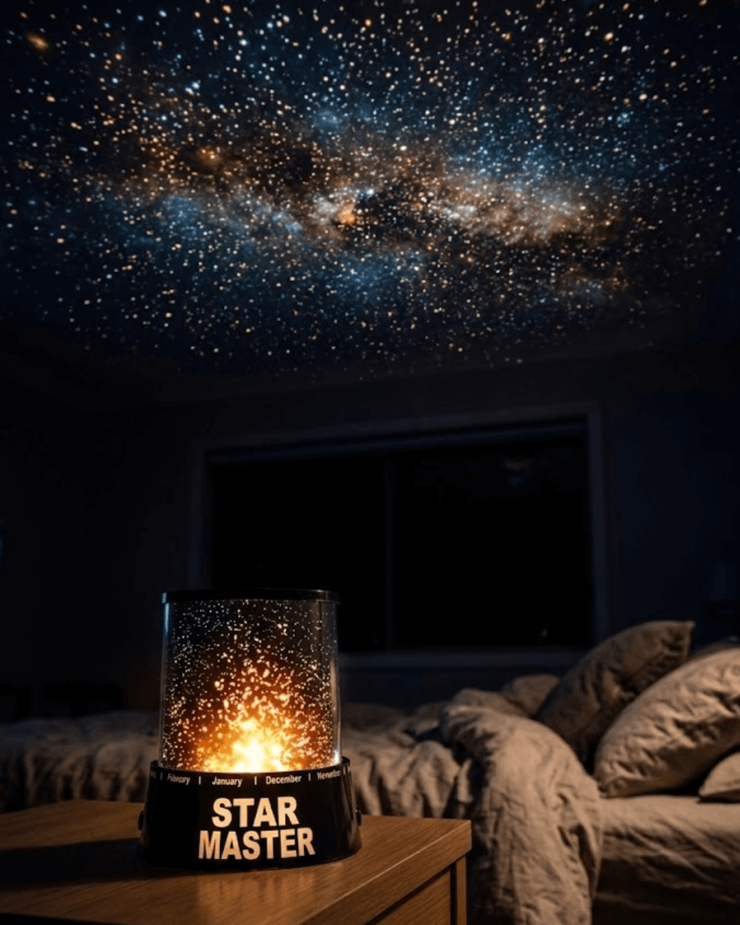 GİZMOS Yıldız Projeksiyon Gece Lambası LED Dekoratif Işık