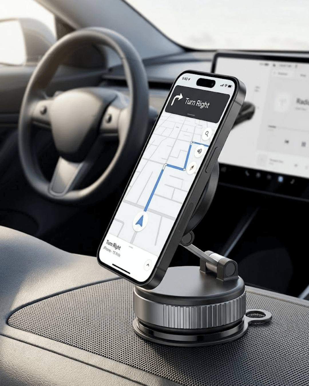 FB28 Katlanabilir Manyetik Araç Telefon Tutucu 360 Derece Döner Güçlü Mıknatıs