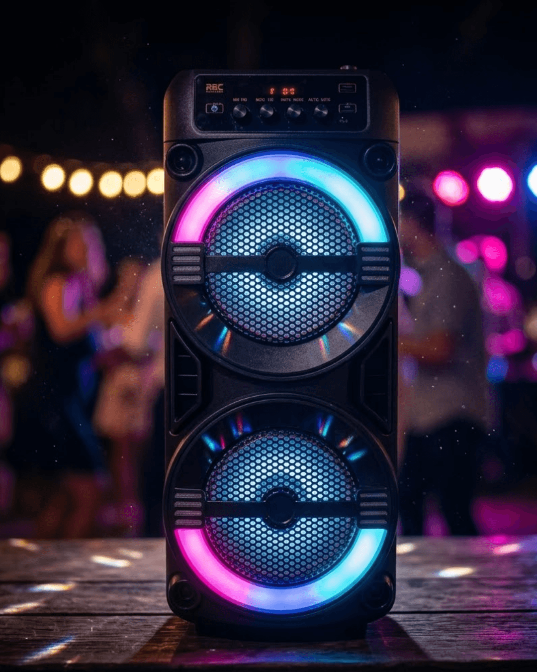 PG3233 LED Işıklı Bluetooth Hoparlör Taşınabilir USB TF Kart Müzik Çalar Güçlü Ses