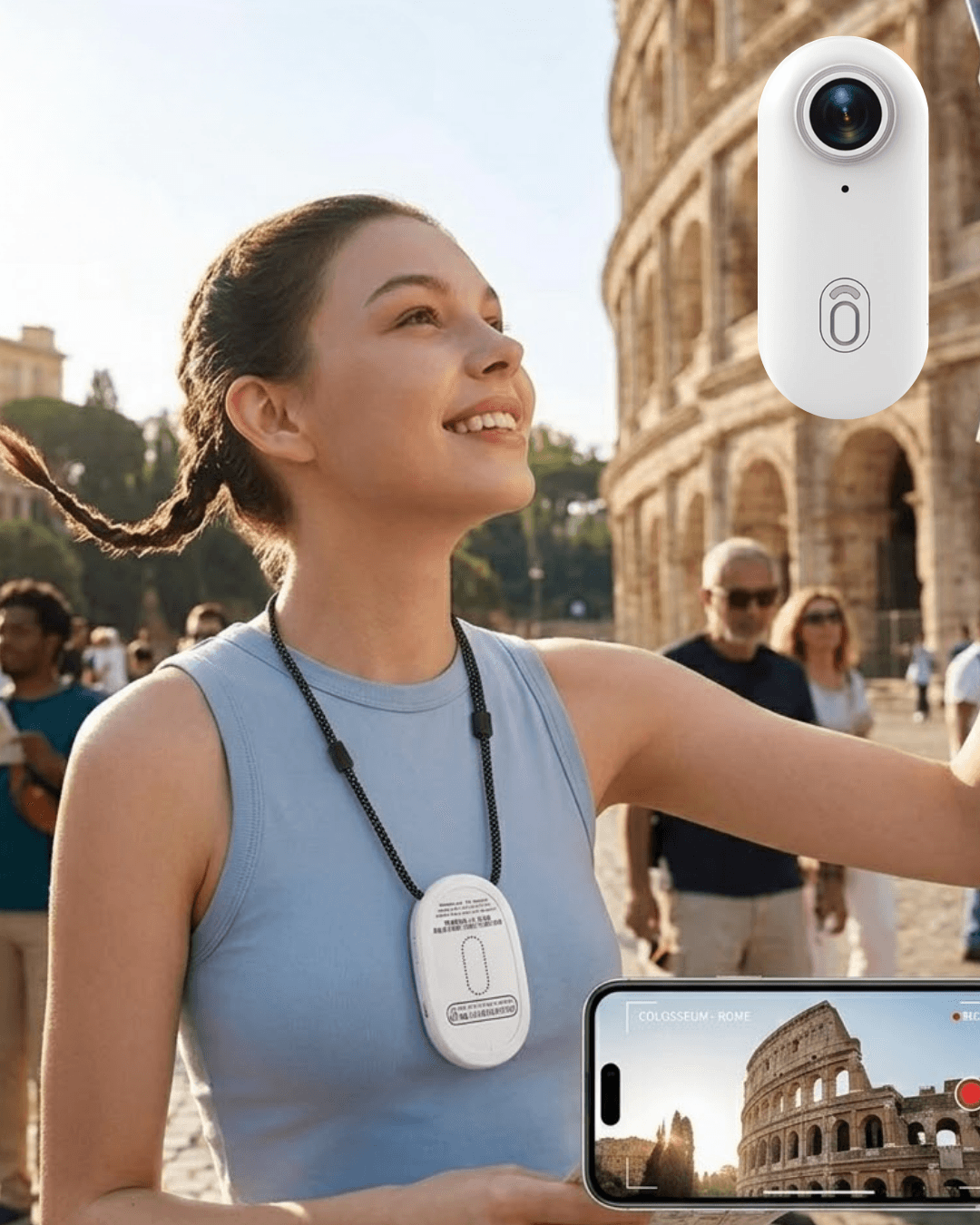 H264 Aksiyon Kamerası 1080P WiFi Su Geçirmez Manyetik Taşınabilir Spor Kamera