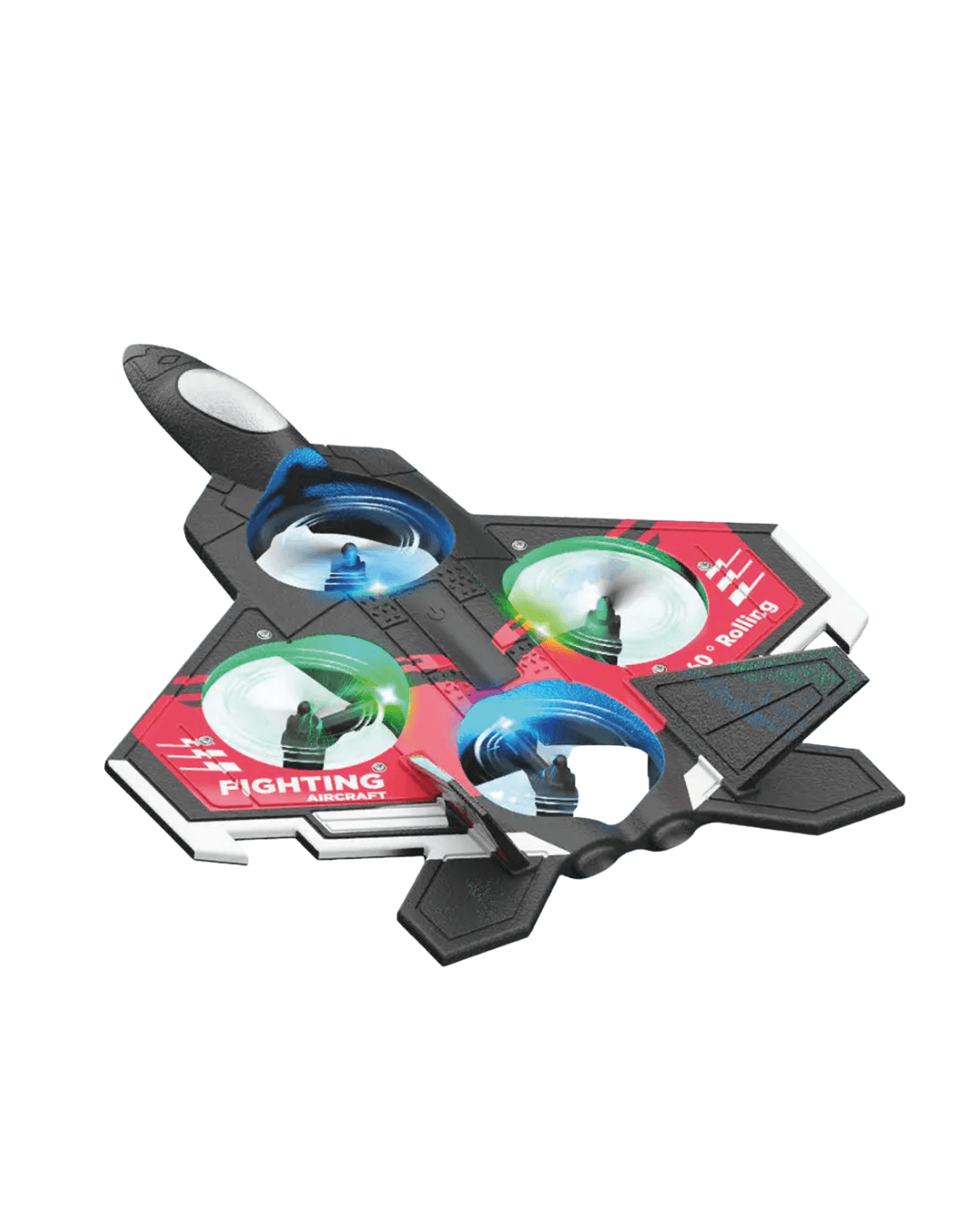 14AGES Uçak Drone LED Işıklı Uzaktan Kumandalı Fighter Jet Oyuncak Drone 4
