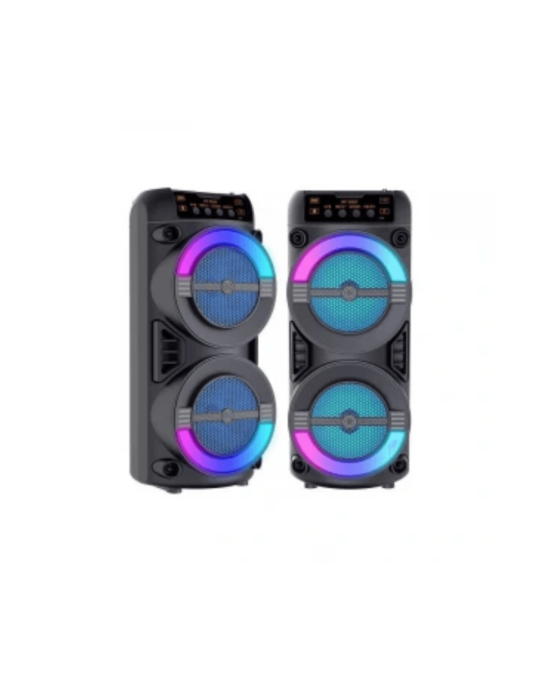 LED Işıklı Kablosuz Bluetooth Hoparlör USB TF Kart Destekli Taşınabilir Ses Sistemi 5