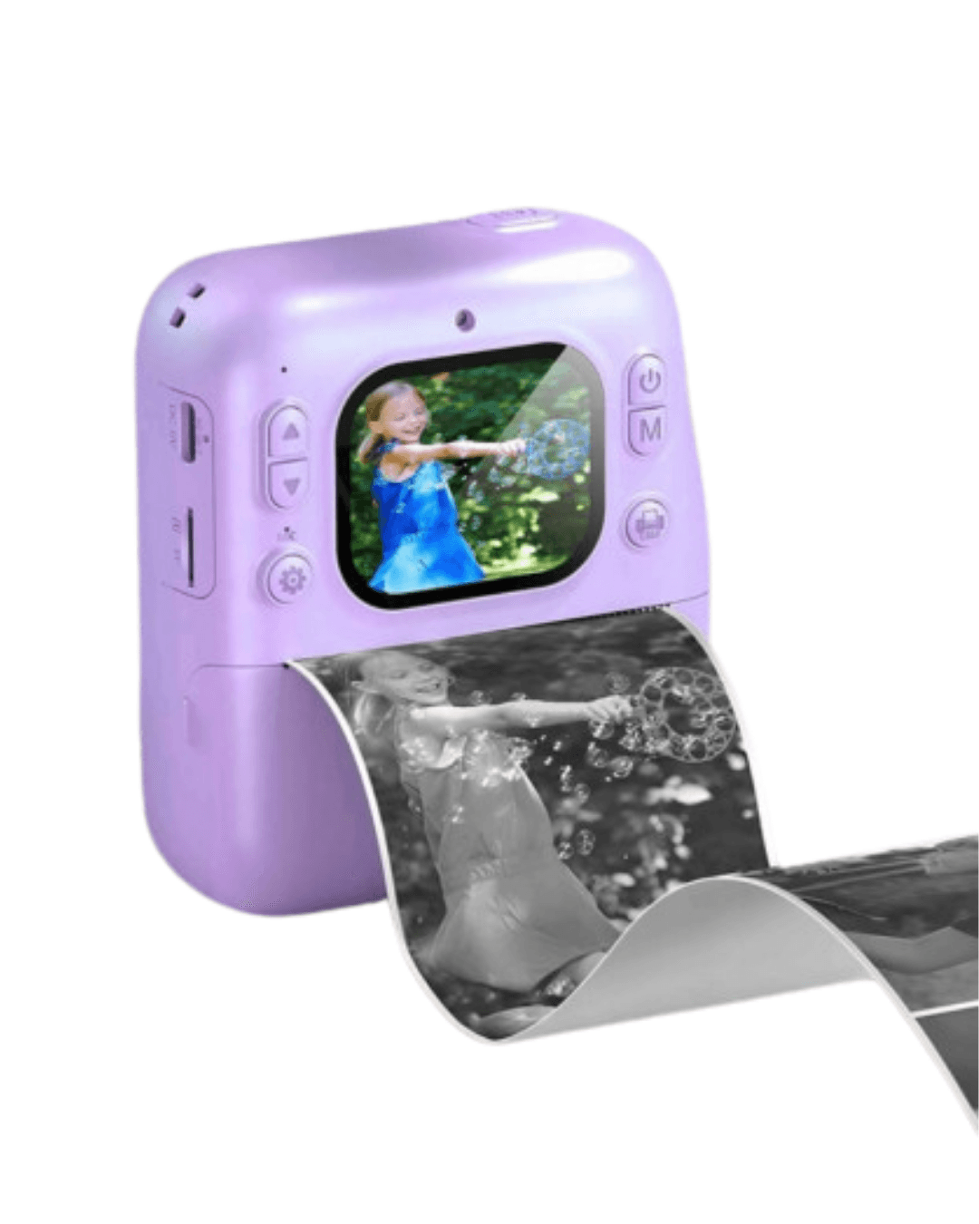 Y300H Printer Kamera Mor Çocuklar İçin Anında Baskılı Fotoğraf Makinesi 4