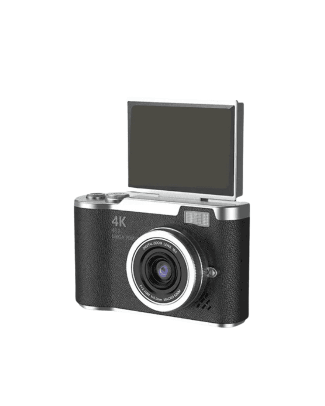 LK007 4K Dijital Fotoğraf Makinesi 48 MP 8X Zoom 180 Derece Döner Ekran 4