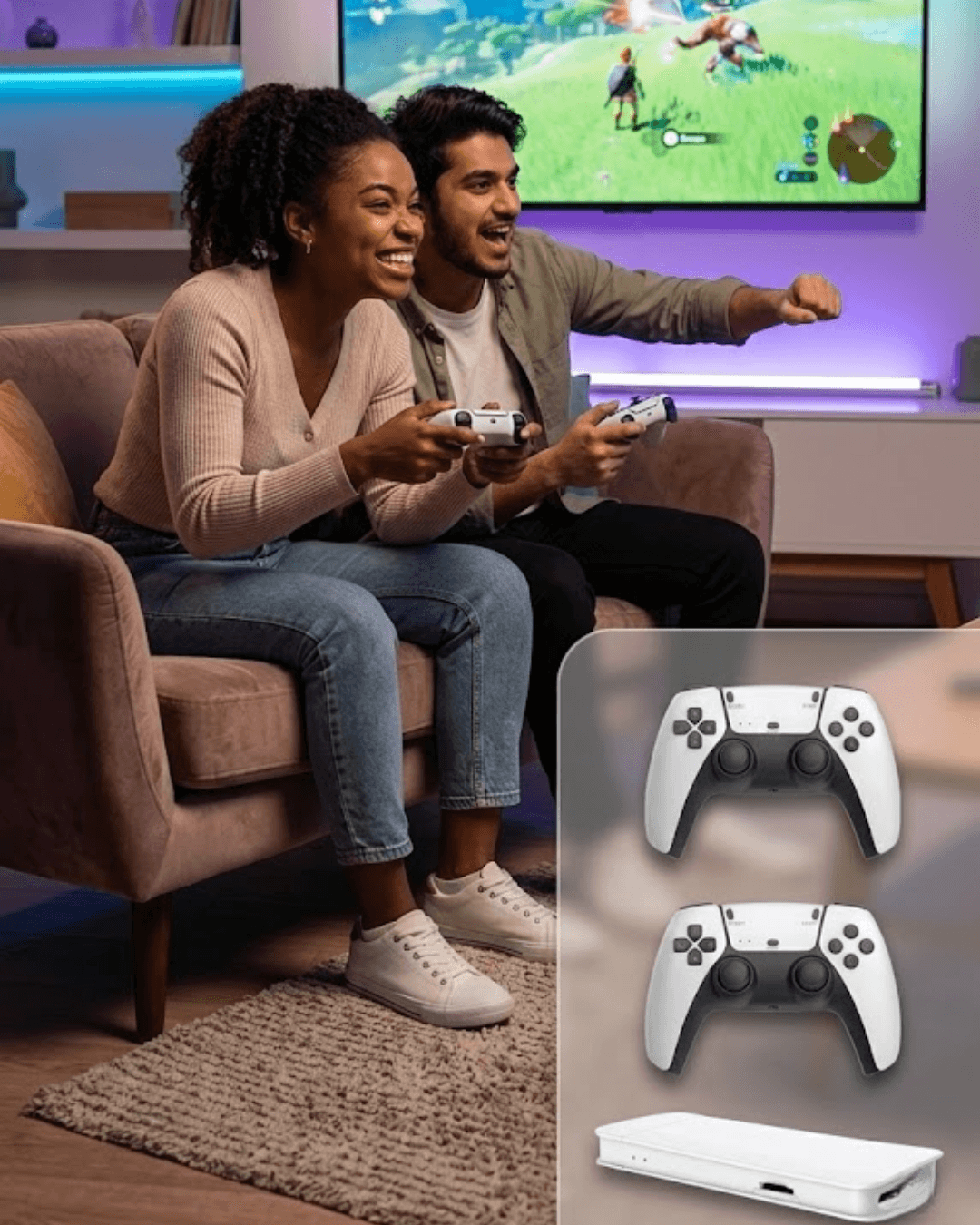 M15 Retro Konsol 20.000 Oyunlu Çift Gamepadli 4K HDMI Çıkışlı Oyun Cihazı