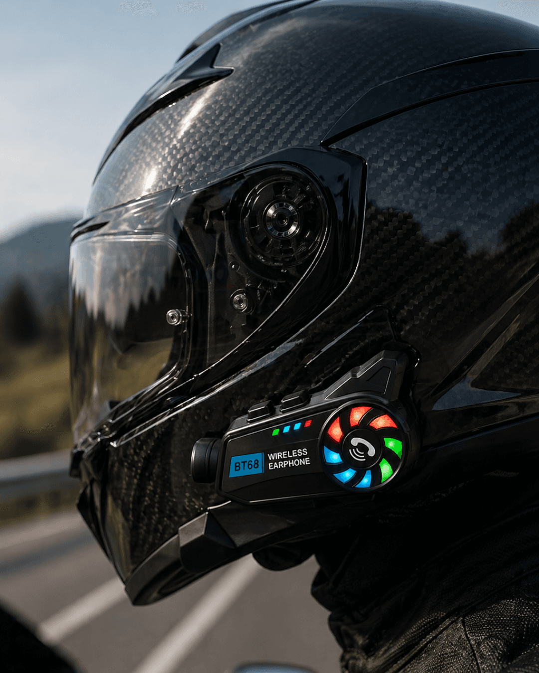 Kask Kamerası Bluetooth 5.4 1080P Kayıt 3000mAh Akıllı Kontrol Sistemi