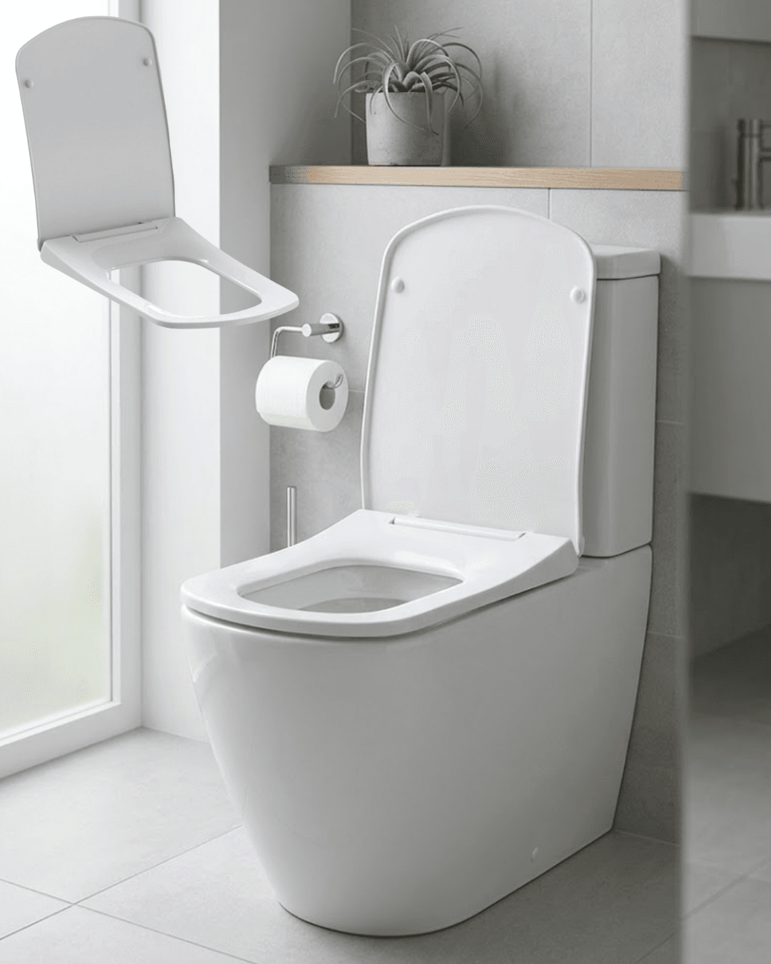 Slim Yavaş Kapanan Klozet Kapağı Sessiz Kapanma Kolay Montaj Modern Tasarım