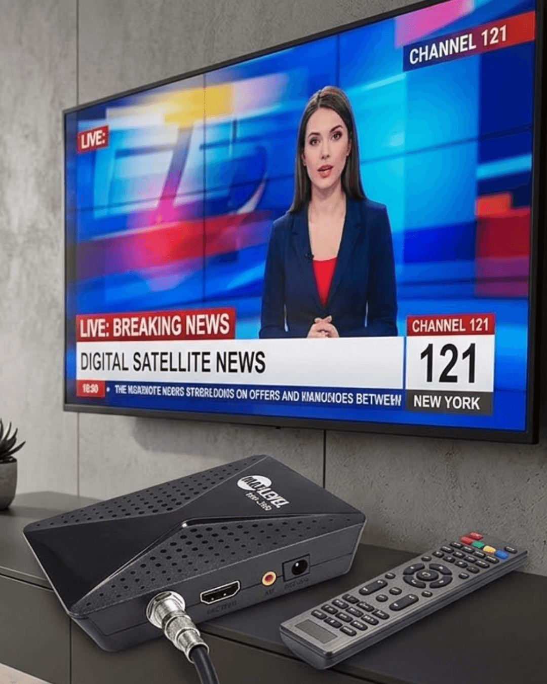 HD Uydu Alıcısı Full HD 1080P HDMI USB WiFi Destekli DVB S2