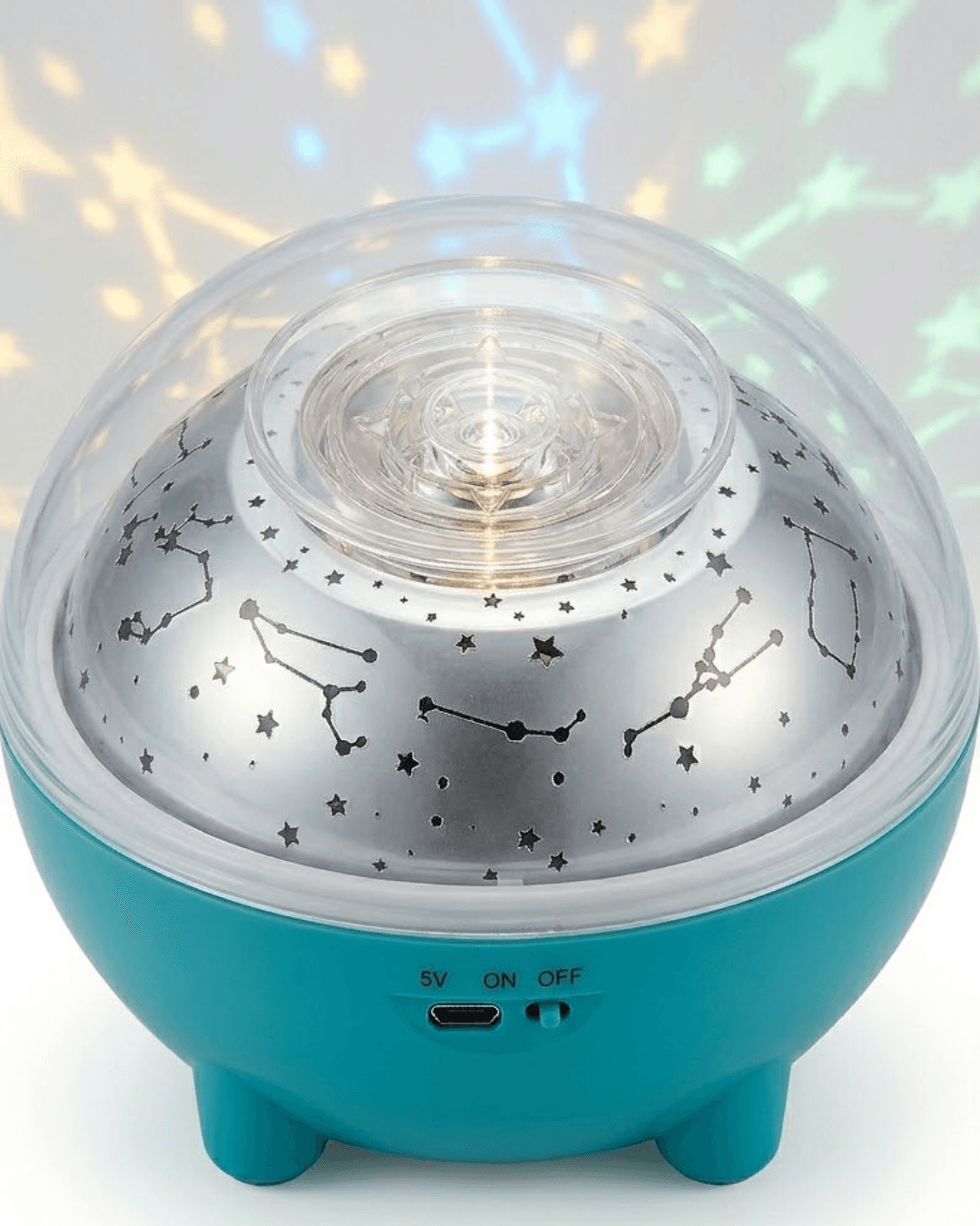 Dream Star Çok Fonksiyonlu Yıldız Projeksiyon Gece Lambası Bluetooth Hoparlörlü 6