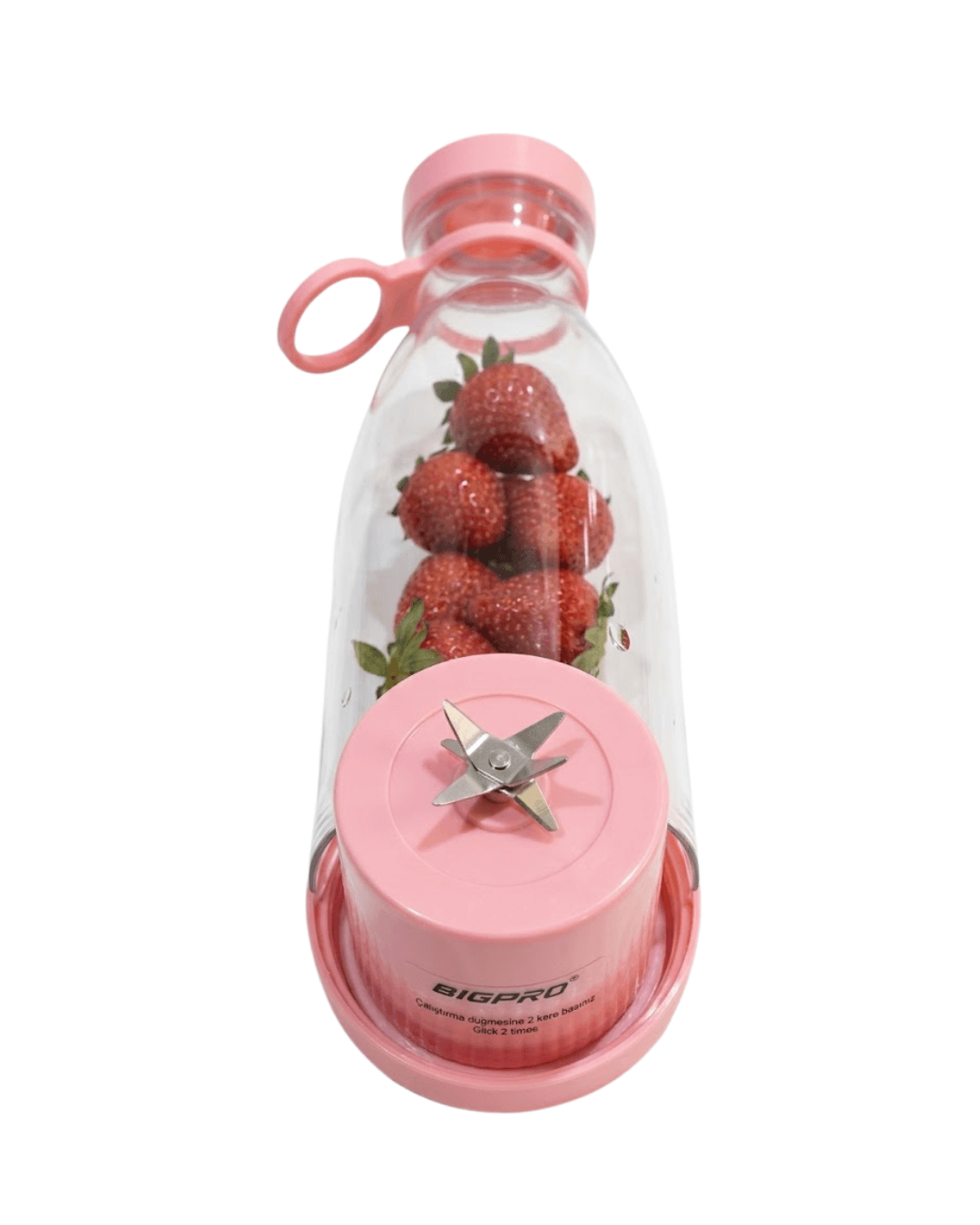 BİG BARDAK BLENDER Kablosuz USB Şarjlı Taşınabilir Pratik Blender 6