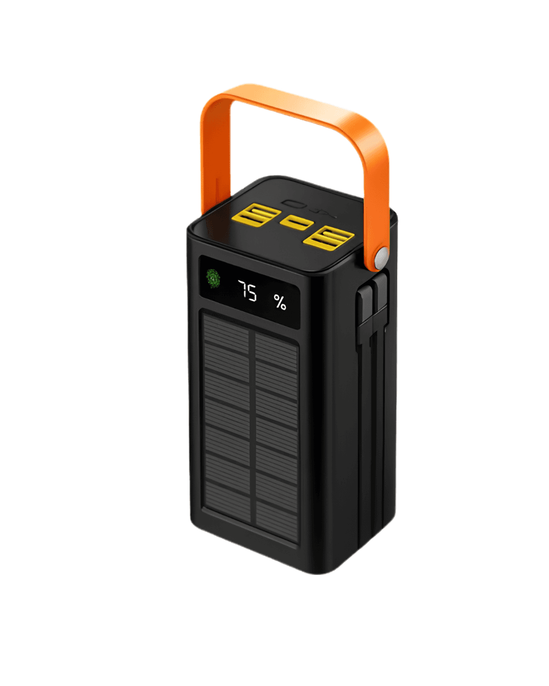 80.000 mAh Güneş Enerjili Powerbank Solar Şarj Dijital Ekran Çoklu Cihaz 6