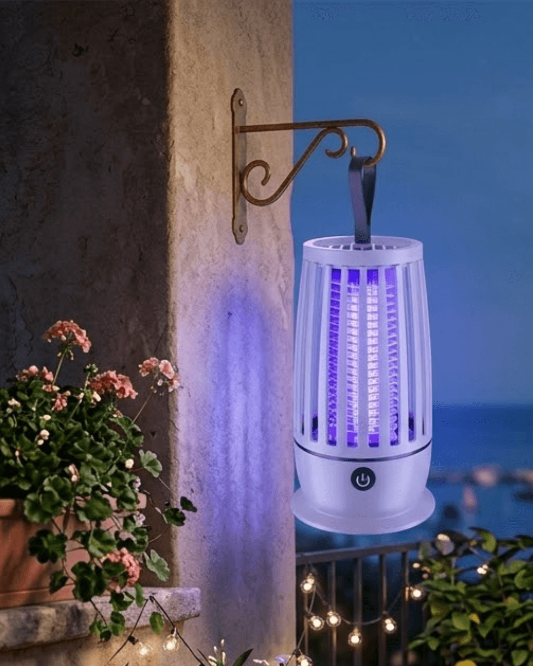 UV Işıklı Elektrikli Böcek Öldürücü Lamba Gece Lambalı Sessiz Güvenli Sinek Kovucu