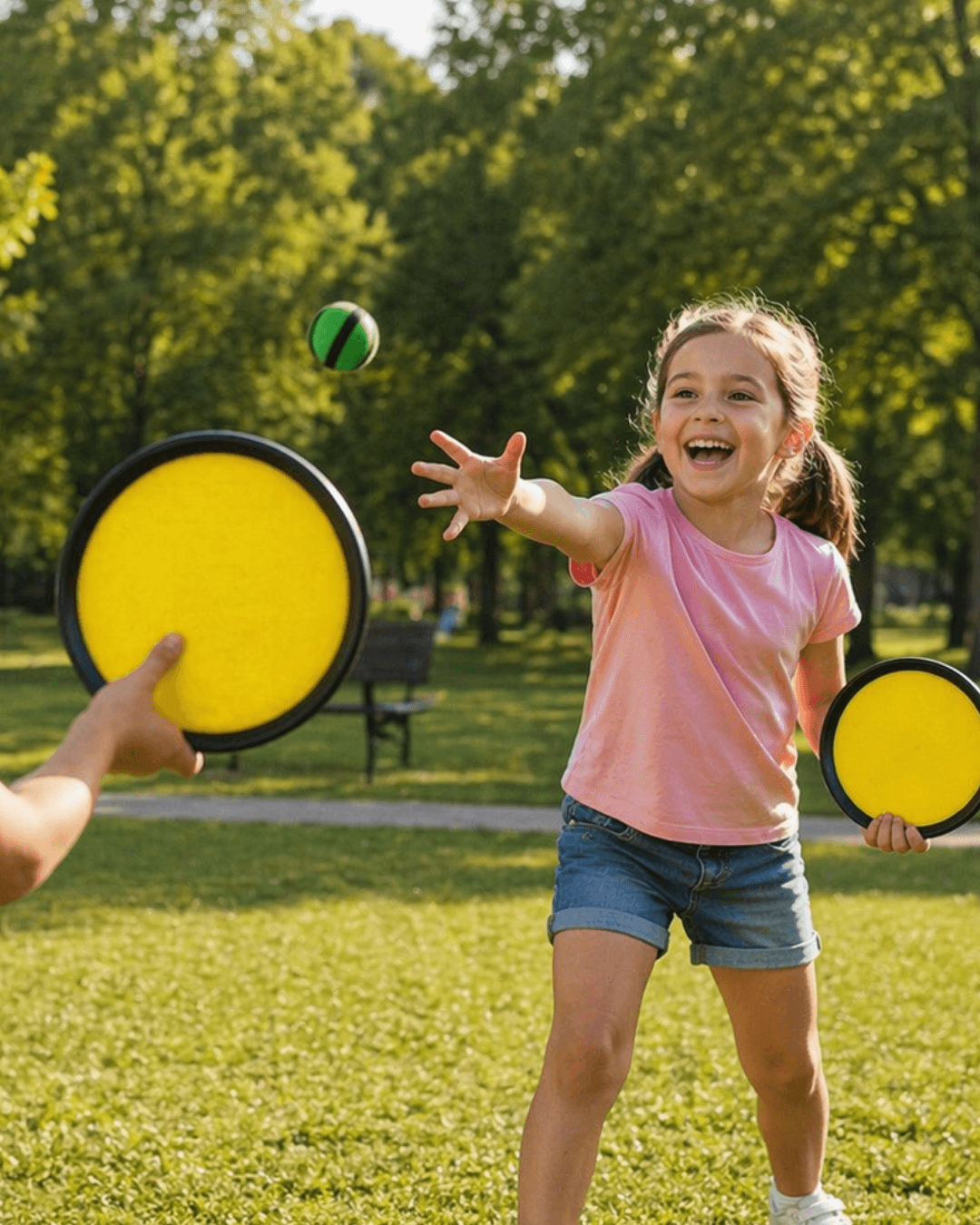 Catch Ball Set 2 Kişilik Top Yakalama Oyunu Çocuk Aktivite Seti Açık Hava