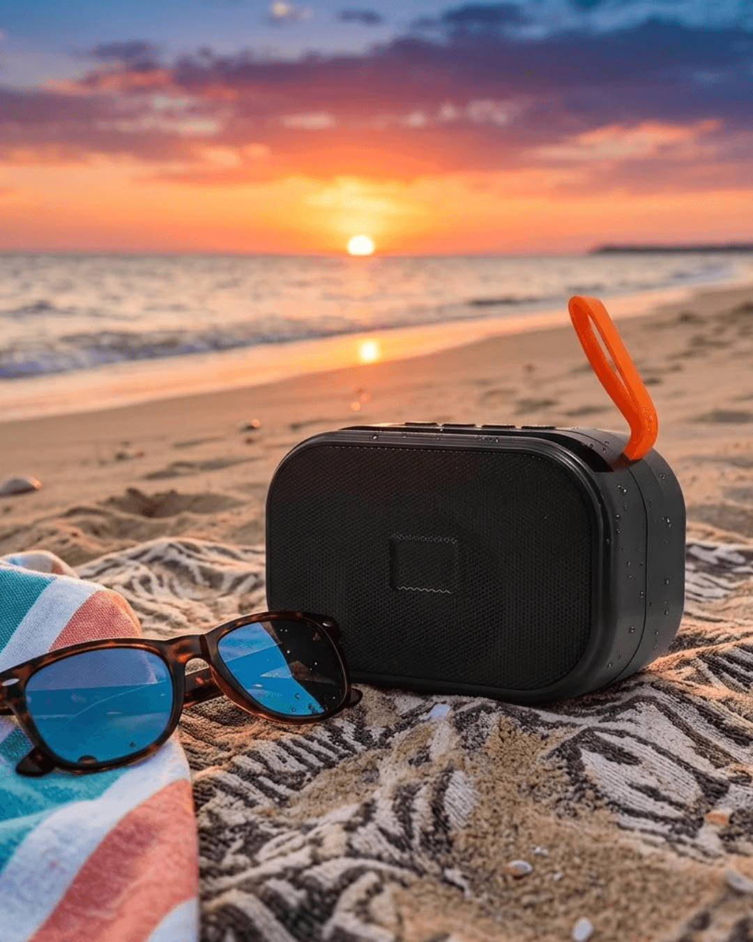 Taşınabilir Bluetooth Hoparlör Güçlü Baslı Kablosuz Müzik Kutusu USB TF Kart