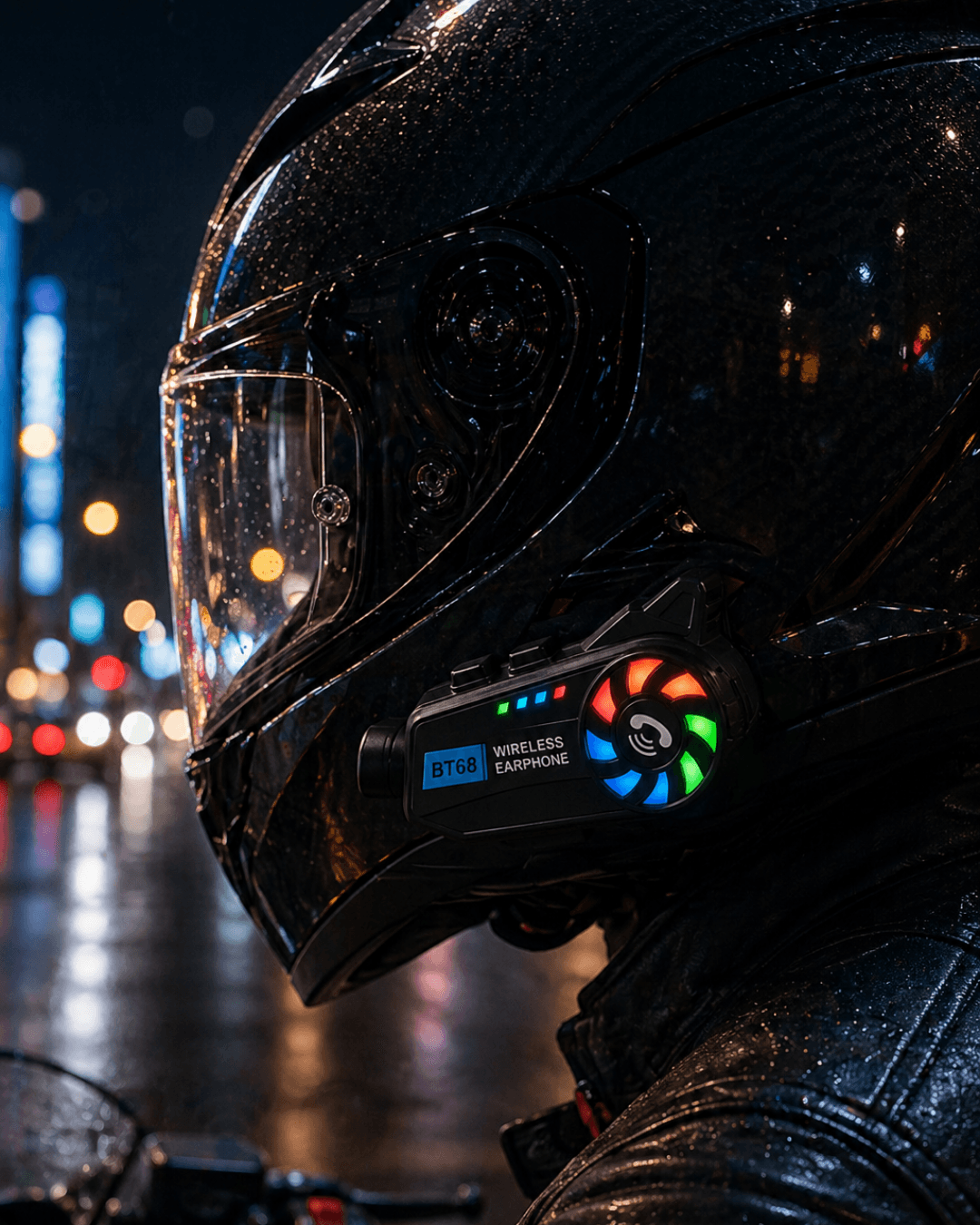 Kask Üstü Kamera Bluetooth Müzik ve Çağrı Özellikli Geniş Açılı Lens 1080P